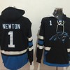 New England Patriots Cam Newton #1 Nfl 2020 Black Hoodie Jersey - Robokeg