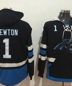 New England Patriots Cam Newton #1 Nfl 2020 Black Hoodie Jersey - Robokeg