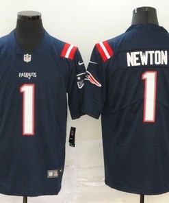 New England Patriots Cam Newton #1 Nfl 2020 Navy Jersey Jersey - Robokeg
