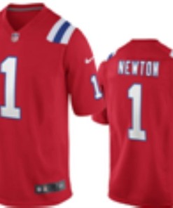 New England Patriots Cam Newton #1 Nfl 2020 Red Jersey - Robokeg