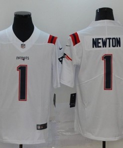 New England Patriots Cam Newton #1 Nfl 2020 White Jersey - Robokeg
