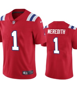 New England Patriots Cameron Meredith Red Vapor Limited Jersey - Robokeg