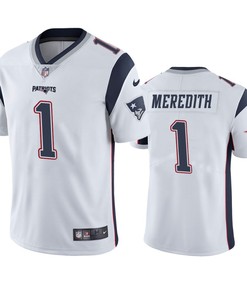 New England Patriots Cameron Meredith White Vapor Limited Jersey - Robokeg