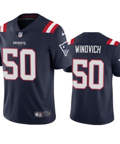 New England Patriots Chase Winovich Navy 2020 Vapor Limited Jersey - Mens - Robokeg