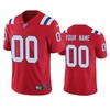 New England Patriots Custom Red 100th Season Vapor Limited Jersey - Robokeg