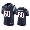 New England Patriots David Andrews Navy 100th Season Vapor Limited Jersey - Robokeg