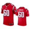 New England Patriots David Andrews Red Inverted Legend Jersey - Robokeg