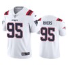 New England Patriots Derek Rivers White 2020 Vapor Limited Jersey - Mens - Robokeg