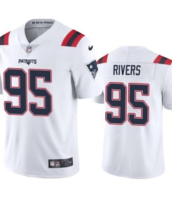 New England Patriots Derek Rivers White 2020 Vapor Limited Jersey - Mens - Robokeg