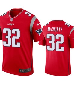 New England Patriots Devin Mccourty Red Inverted Legend Jersey - Robokeg
