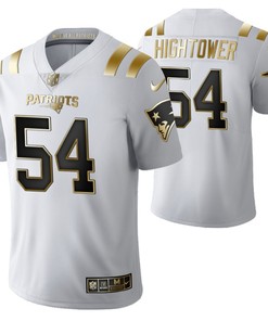 New England Patriots Donta Hightower 54 2021 Nfl Golden Brandedition White Jersey Gift For Patriots Fans - Robokeg