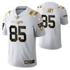 New England Patriots Hunter Henry 85 2021 Nfl Golden Brandedition White Jersey Gift For Patriots Fans - Robokeg