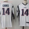 New England Patriots In Cooks #14 Nfl 2020 White Jersey Jersey - Robokeg