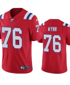 New England Patriots Isaiah Wynn Red 100th Season Vapor Limited Jersey - Robokeg