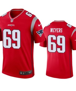 New England Patriots Jakobi Meyers Red Inverted Legend Jersey - Robokeg