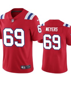 New England Patriots Jakobi Meyers Red Vapor Limited Jersey - Robokeg