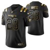 New England Patriots James White 28 2021 Nfl Golden Brandedition Black Jersey Gift For Patriots Fans - Robokeg
