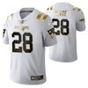 New England Patriots James White 28 2021 Nfl Golden Brandedition White Jersey Gift For Patriots Fans - Robokeg