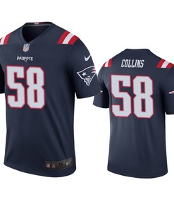 New England Patriots Jamie Collins Navy Color Rush Legend Jersey - Robokeg