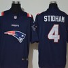 New England Patriots Jarrett Stidham #4 Nfl 2020 Black Blue Jersey - Robokeg