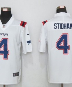 New England Patriots Jarrett Stidham #4 Nfl 2020 White Jersey - Robokeg
