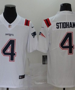 New England Patriots Jarrett Stidham #4 Nfl 2020 White Jersey - Robokeg