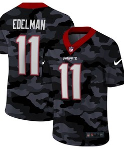 New England Patriots Julian Brandedelman #11 Nfl 2020 Camo Black Jersey - Robokeg