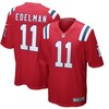 New England Patriots Julian Brandedelman #11 Nfl 2020 Red Jersey Jersey - Robokeg