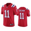 New England Patriots Julian Edelman Red 100th Season Vapor Limited Jersey - Robokeg
