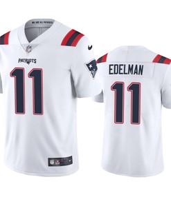 New England Patriots Julian Edelman White 2020 Vapor Limited Jersey - Mens - Robokeg