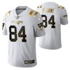New England Patriots Kendrick Bourne 84 2021 Nfl Golden Brandedition White Jersey Gift For Patriots Fans - Robokeg