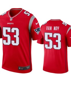 New England Patriots Kyle Van Noy Red Inverted Legend Jersey - Robokeg