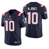 New England Patriots Mac Jones #10 2021 Draft Nfl Navy Blue Jersey For Fans - Robokeg