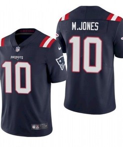 New England Patriots Mac Jones #10 2021 Draft Nfl Navy Blue Jersey For Fans - Robokeg