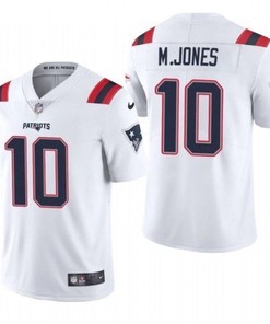 New England Patriots Mac Jones #10 2021 Draft Nfl White Jersey For Fans - Robokeg