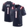 New England Patriots Mac Jones Navy 2021 Nfl Draft First Round Pick Game Mens Jersey Gift For Patriots Fans - Robokeg