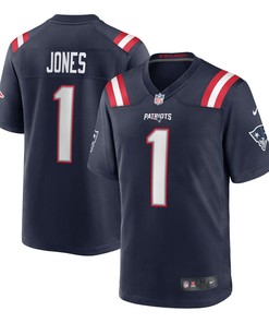 New England Patriots Mac Jones Navy 2021 Nfl Draft First Round Pick Game Mens Jersey Gift For Patriots Fans - Robokeg