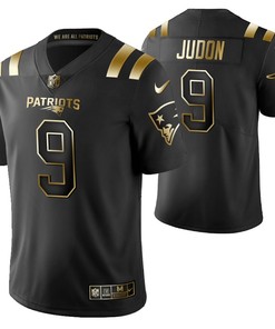 New England Patriots Matthew Judon 9 2021 Nfl Golden Brandedition Black Jersey Gift For Patriots Fans - Robokeg