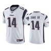 New England Patriots Mohamed Sanu White 100th Season Vapor Limited Jersey - Robokeg