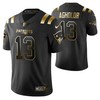 New England Patriots Nelson Agholor 13 2021 Nfl Golden Brandedition Black Jersey Gift For Patriots Fans - Robokeg