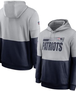 New England Patriots Nfl 2020 Grey Hoodie Jersey - Robokeg