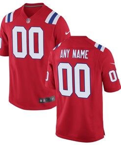 New England Patriots Nike Youth Custom Alternate Game Jersey - Red - Robokeg
