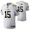 New England Patriots Nkeal Harry 15 2021 Nfl Golden Brandedition White Jersey Gift For Patriots Fans - Robokeg