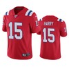 New England Patriots Nkeal Harry Red 100th Season Vapor Limited Jersey - Robokeg