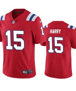 New England Patriots Nkeal Harry Red Vapor Limited Jersey - Robokeg