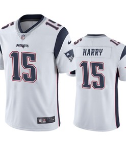 New England Patriots Nkeal Harry White Vapor Limited Jersey - Robokeg