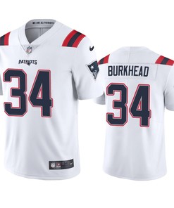 New England Patriots Rex Burkhead White 2020 Vapor Limited Jersey - Mens - Robokeg