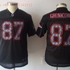 New England Patriots Rob Gronkowski #87 Nfl 2020 Black Jersey Jersey - Robokeg