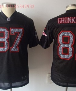 New England Patriots Rob Gronkowski #87 Nfl 2020 Black Jersey Jersey - Robokeg