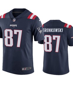 New England Patriots Rob Gronkowski Navy Nike Color Rush Limited Jersey - Robokeg